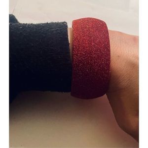 Red Glitter Bracelet